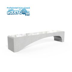 Concrete Urban Park Bench model 21