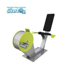 Bicicleta inclinata Eco-Energy de exterior, 132x65x101 cm, metal