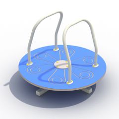 Carusel rotund pentru copii, 3-10 ani, 150x150x100 cm, metal