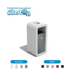 Concrete Urban Waste Bin 8