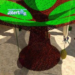 Loc de joaca crosetat Copac, 3+ ani, 350x350x300 cm