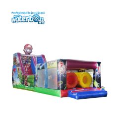 Cursa cu obstacole gonflabila Mario
