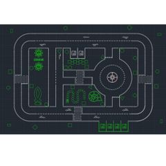 Figurina 2D Circuit educatie rutiera