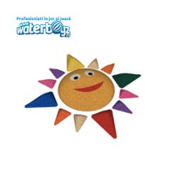 Figurina 3D Soare pentru locuri de joaca, 25x220x220 cm