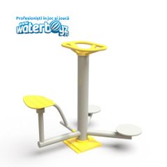 Double Fitness machine for side abdomen model 6