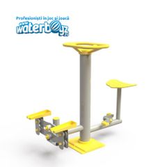 Fitness machine bicycle and stepper