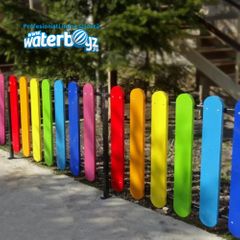 Gard colorat locuri de joaca 100cm