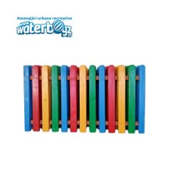 Colorful Playground Fence