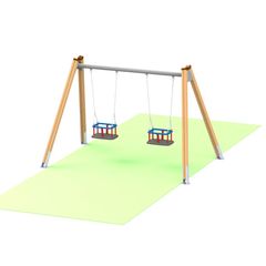 Leagan pentru copii Baby Wood, 0-3 ani, 291х187х189 см