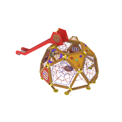 Loc de joaca din lemn pentru copii Arhimede 1, exterior, 5-16 ani, 360x610x290 cm