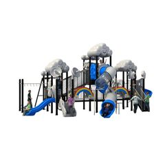 Complex de joaca din metal pentru copii Cloud 10, exterior, 3-12 ani, 1040x840x500 cm