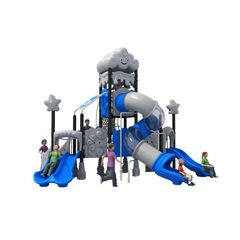 Complex de joaca din metal pentru copii Cloud 8, exterior, 3-15 ani, 660x480x500 cm