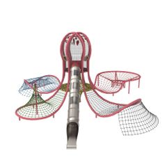 Complex de joaca din metal pentru copii Octopus, exterior, 3-14 ani, 1610x1440x675 cm