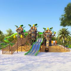 Complex de joaca din metal pentru copii Secret Forest 1, exterior, 3-15 ani, 2000x1700x920 cm