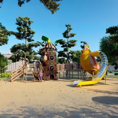 Complex de joaca din metal pentru copii Secret Forest 2, exterior, 3-15 ani, 1330x1180x600 cm