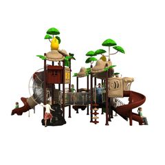 Complex de joaca din metal pentru copii Tree House 1, exterior, 3-15 ani, 860x790x600 cm