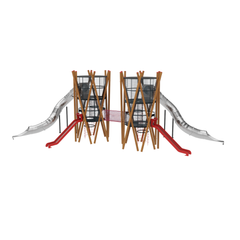 Loc de joaca din lemn pentru copii Royal Tower 6, exterior, 5-16 ani, 1430x1480x660 cm
