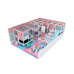 Amenajare completa loc de joaca de interior Gummy 80 mp, 3-12 ani