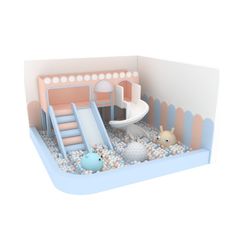 Loc de joaca de interior Macarons 3