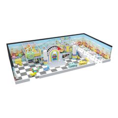 Amenajare completa loc de joaca de interior la cheie Magic Joy, 3-12 ani