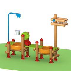 Interactive playground with sand and buckets model 2