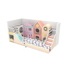 Loc de joaca modular de interior pentru copii modular Lemon House 33 mp, 3-12 ani