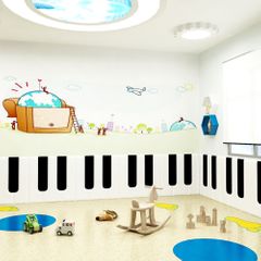 Sponge wall panel model Piano