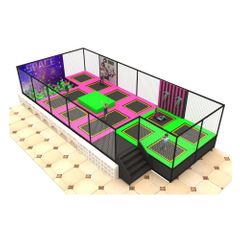 Amenajare la cheie parc de trambuline Model 7, 3-12 ani