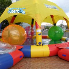 2m x 1mm PVC Green Inflatable balls