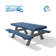 Set masuta cu bancute sustenabile pentru copii Forio