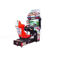 Joc video simulator cu fise Outrun Racing, +5 ani, 93x176x209 cm