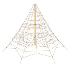 Sistem de catarare pentru copii Piramida din lemn Robinia Parc, 3+ ani, 700x700x450 cm
