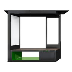 Modular smart bus shelter with solar charging