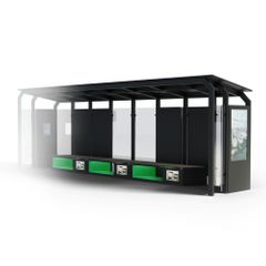 Smart bus station with solar charging Premium 8 m