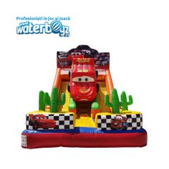 Tobogan gonflabil Cars cu două pante