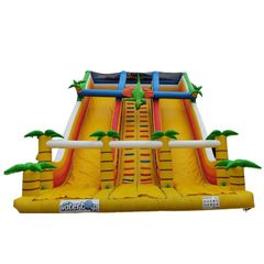 Tobogan Gonflabil Dino cu două pante si o scara 10*8*10