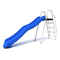 Tobogan ondulat albastru
