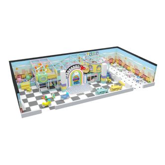Amenajare completa loc de joaca de interior la cheie Magic Joy, 3-12 ani