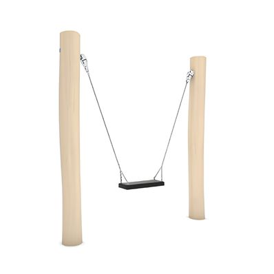 Leagan din lemn pentru copii Robinia Parc 9, 1-14 ani, 166x20x176 cm