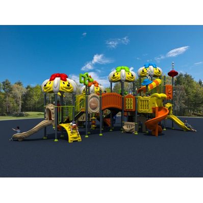 Complex de joaca pentru copii de metal Puppy Land 4, exterior, 3-12 ani, 1140x980x530 cm
