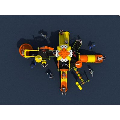 Complex de joaca pentru copii de metal Puppy Land 6, exterior, 3-12 ani