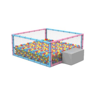 Piscina patrata cu bile de interior pentru copii, 3-12 ani, 120x120x50 cm, 0-3 ani