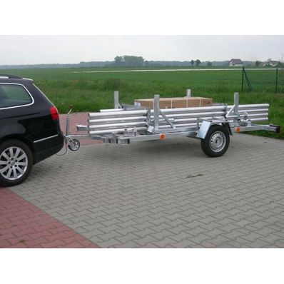 Trambulina Bungee Jumping cu 2 locuri si remorca, greutate maxima 550kg