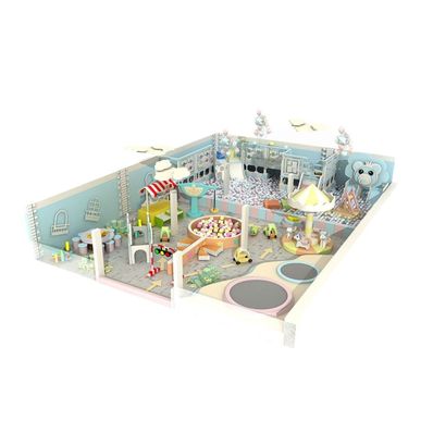 Amenajare completa loc de joaca de interior la cheie Blue Mouse, 3-12 ani