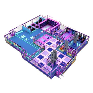 Amenajare completa loc de joaca de interior la cheie Space Jump, 3-12 ani