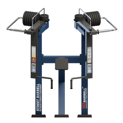 Aparat de fitness divergent pentru spate pentru exterior, 142x208x205 cm, otel inoxidabil