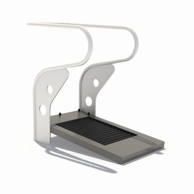 Bandă de alergare pentru fitness de exterior, metal, 130x74x140 cm