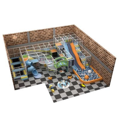 Amenajare Completa loc de joaca de interior Color Joy, 3-12 ani, 1530x1500x420 cm