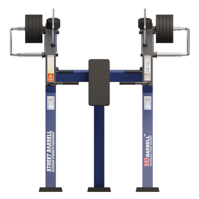 Presa verticala fitness de exterior Standard, 138x209x213 cm, otel