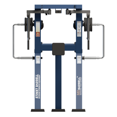 Aparat de fitness pentru piept Butterfly Standard pentru exterior, 182x158x198 cm, otel inoxidabil